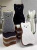 Cute Cat Sponge Kitchen Set - Thick & Durable Dishwashing Cleaning Tools With Metal Hooks, Suitable For Pots & Cookware, Scratch-Free Dishwashing Sponge, Cat-Shaped Multi-Functional Heavy Duty Kitchen Scrubbing Sponge - 2-4-6-8pcs 4-Color Combination